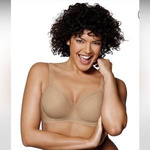 Women's Playtex US4824 Shape Lined
Balconette Wirefree Bra (Taupe 36DDD)